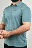Self Textured Polo Shirt - 0124105