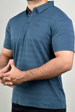 Self Textured Polo Shirt - 0124105
