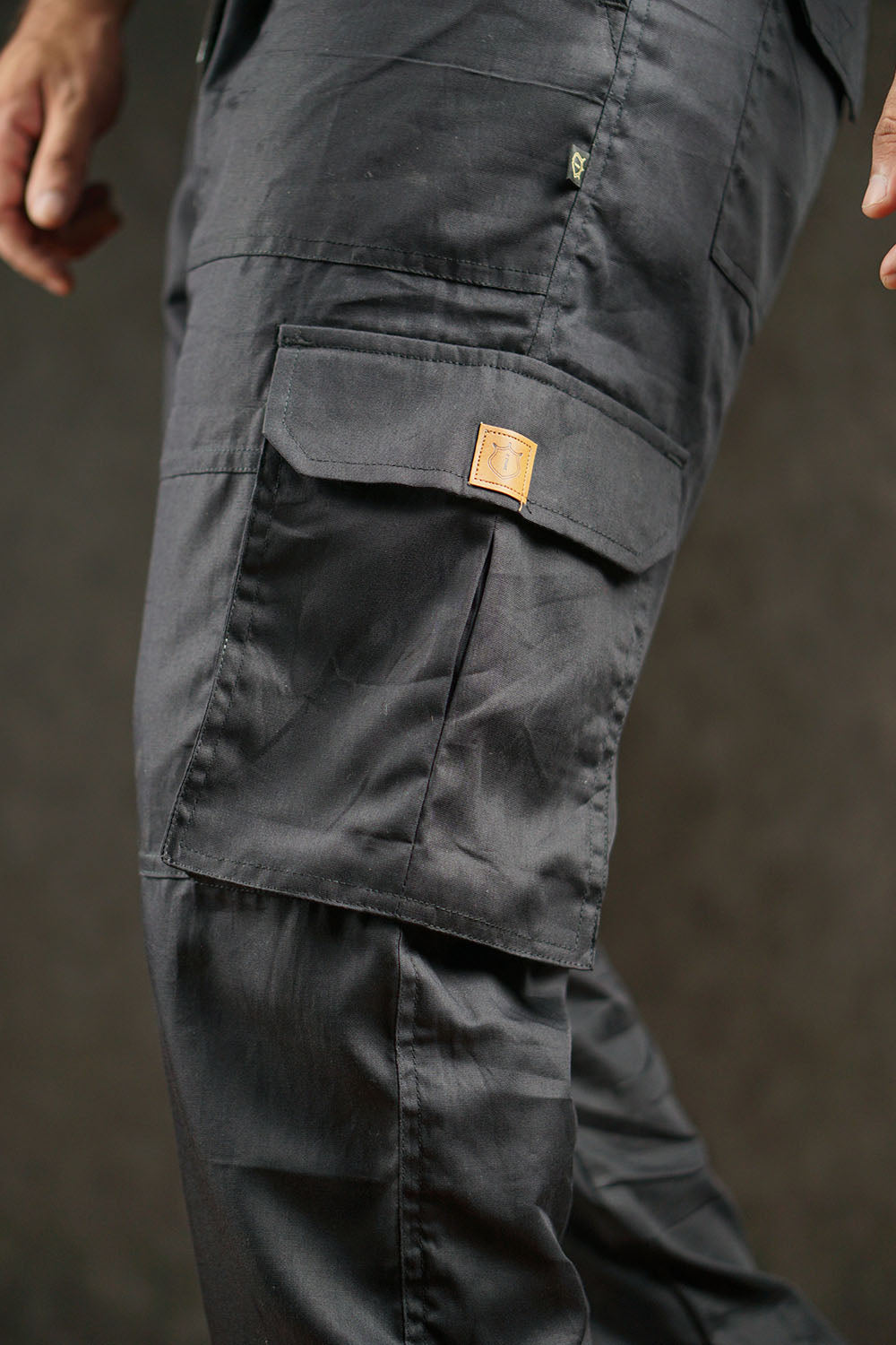 Men's Loose Fit Cotton Trousers - 0125169