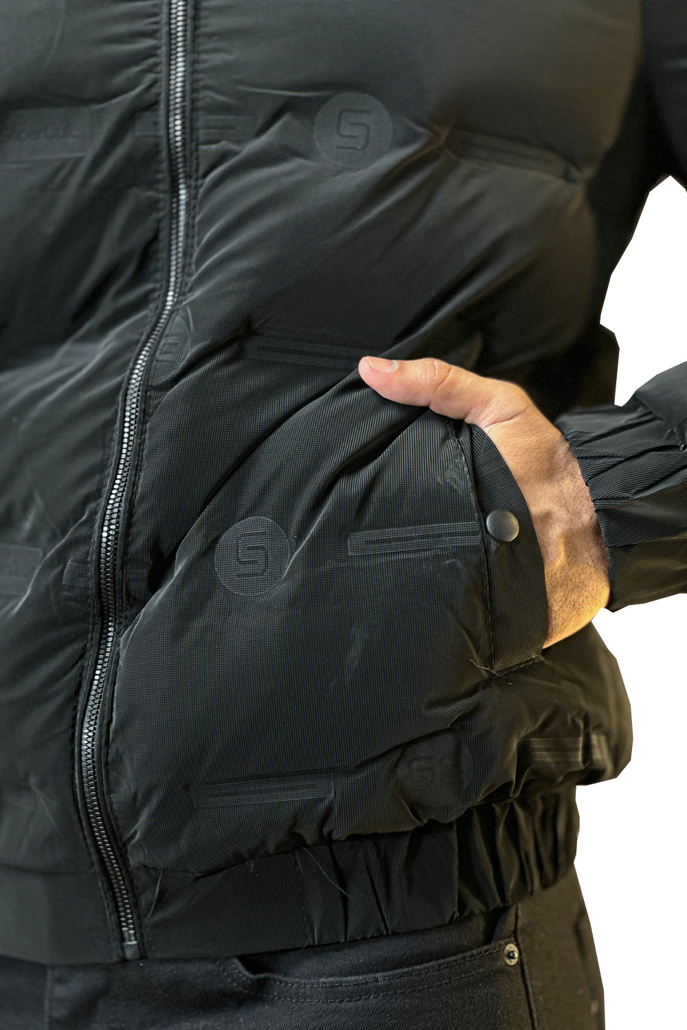 Black Puffer Jacket - 1124104