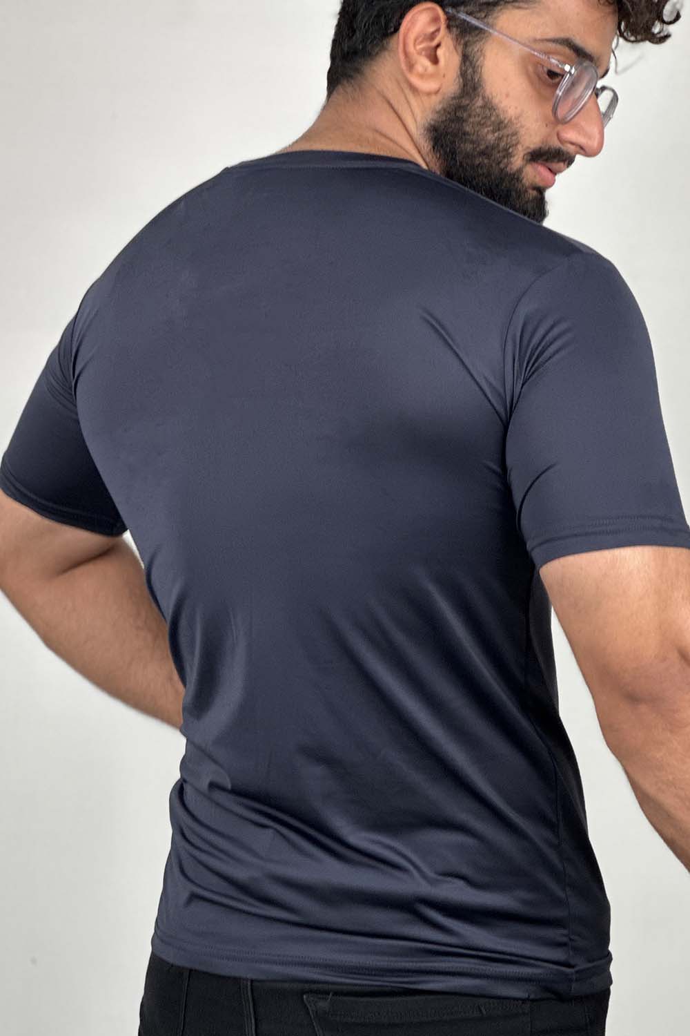 UNDR ARMR Navy DRI-FIT Logo Tee - 0424063