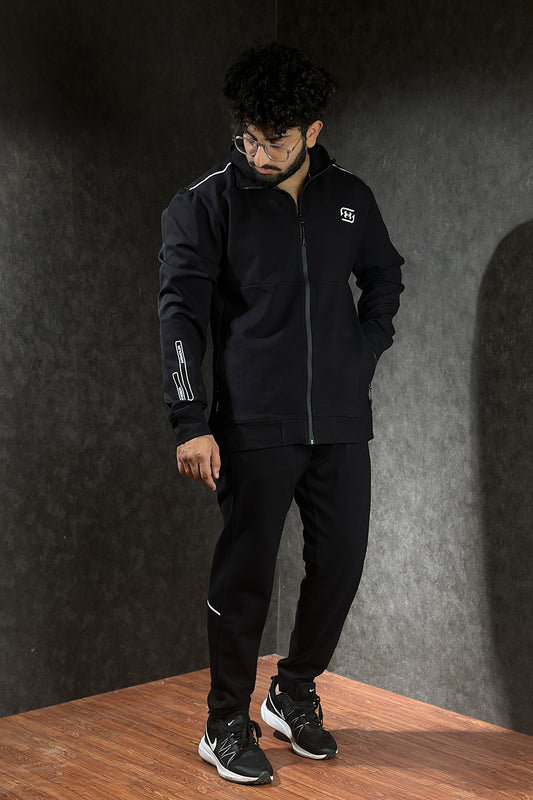 UNDER ARMR Classic Collar BLACK Tracksuit - 4424013