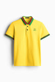 GCCI Tipping Collar Pique Polo Shirt - 0122243