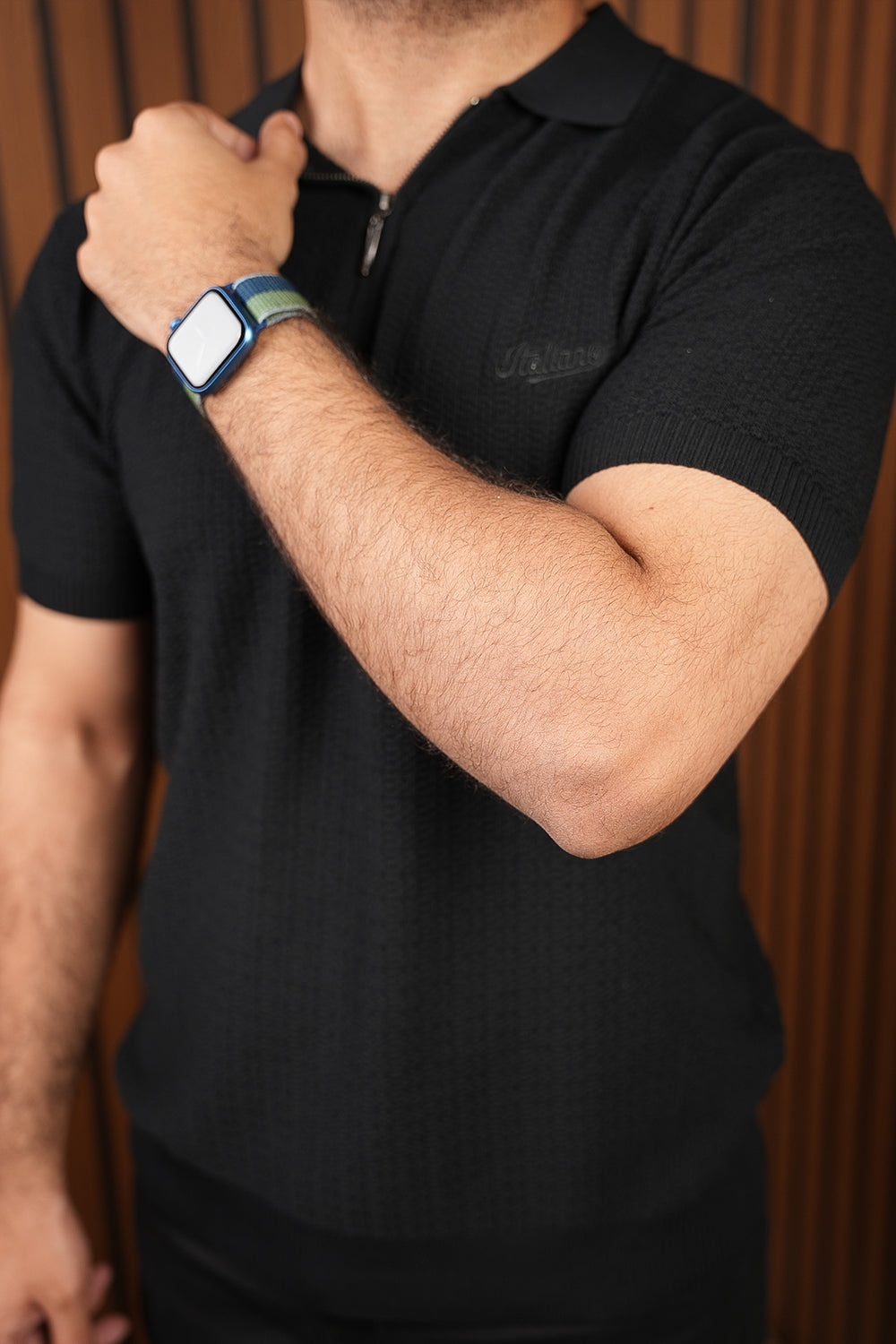 ITA Textured Polo Collar T-shirt 0125063
