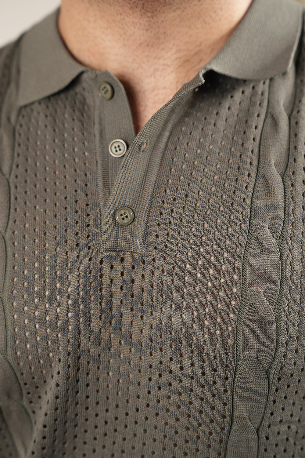 ITA Polo Collar T-shirt 0125072