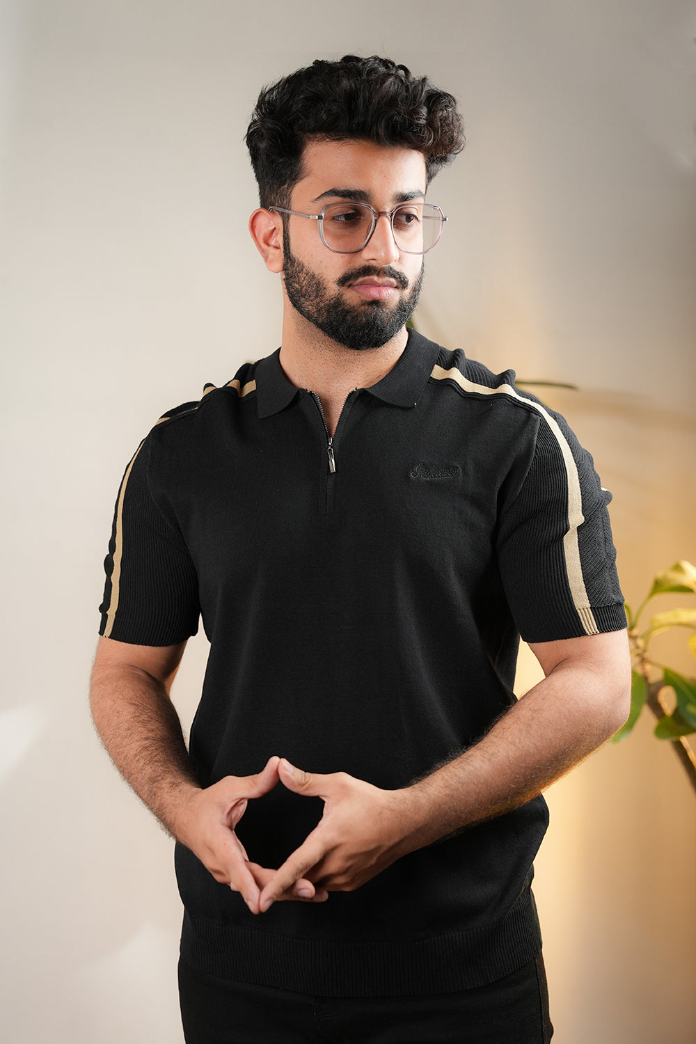 ITA Textured Polo Collar T-shirt 0125074