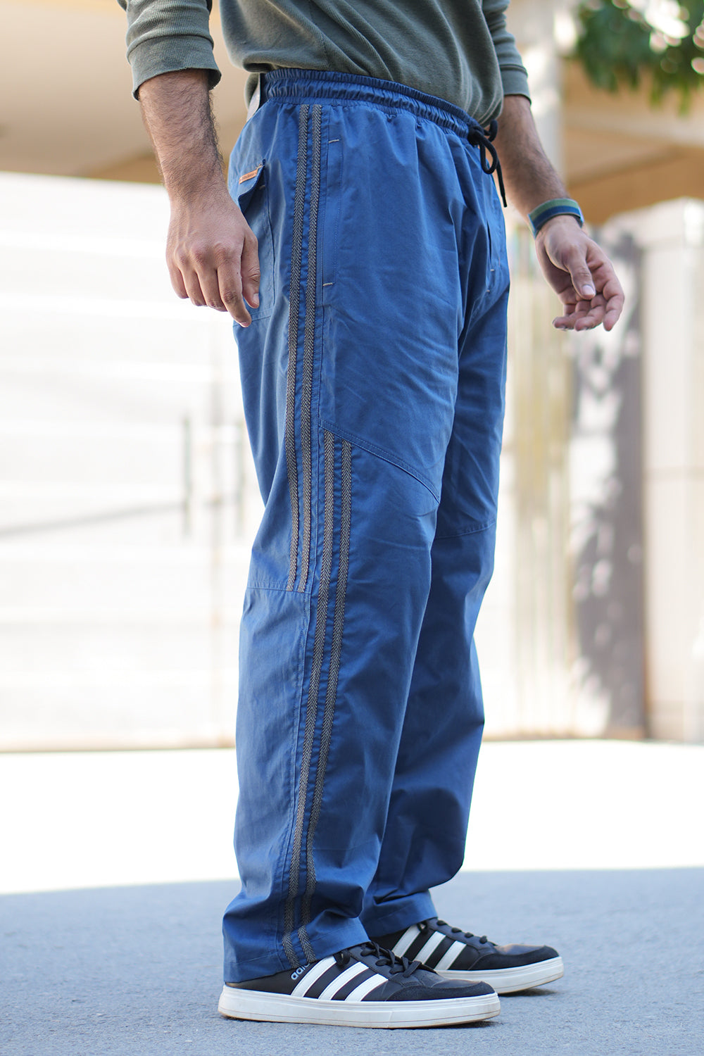 Men's Loose Fit Cotton Trousers - 0125101
