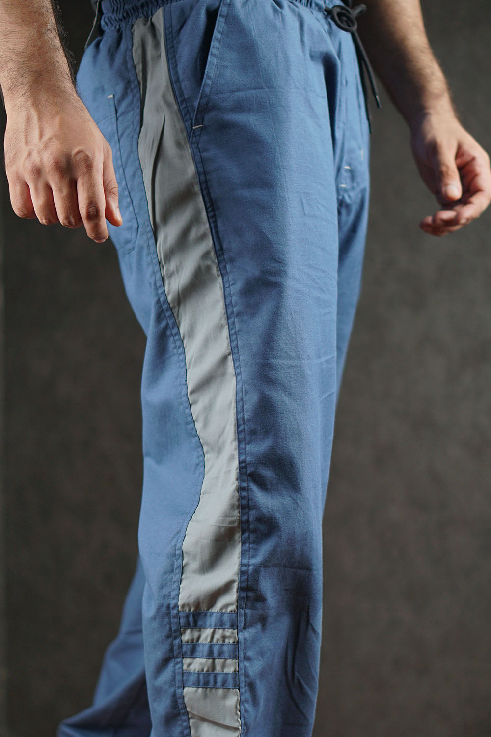 Men's Loose Fit Cotton Trousers - 0125138