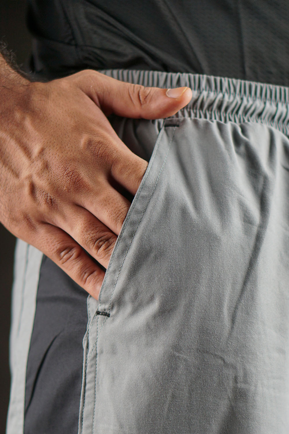Men's Loose Fit Cotton Trousers - 0125138