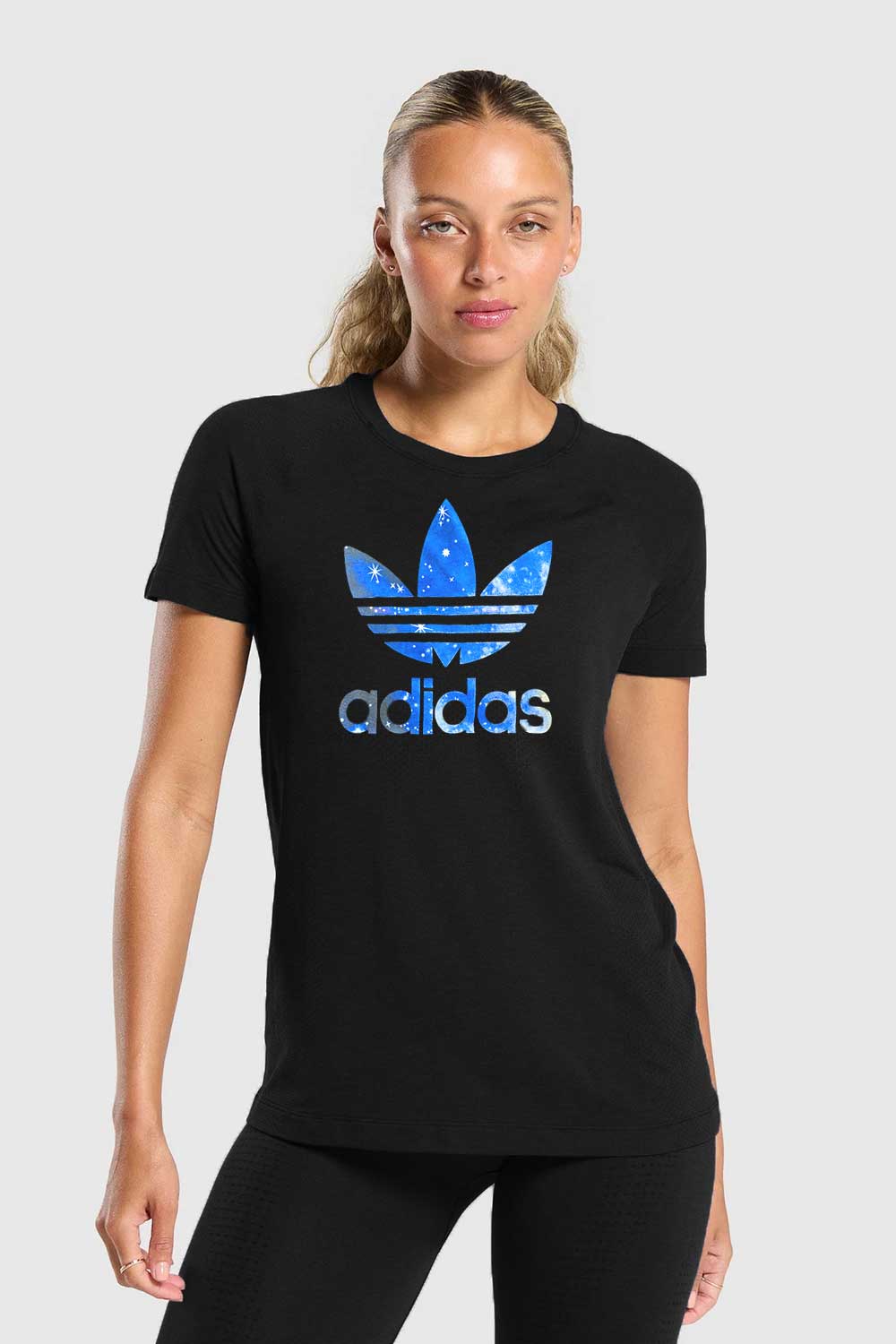 ADS Women Black Logo Tee - 0322033