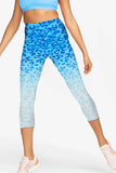 Women Cheetah Print Aqua Gym Wear Leggings - 0324011