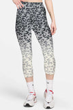 Women B&W Cheetah Print Gym Wear Leggings - 0324011