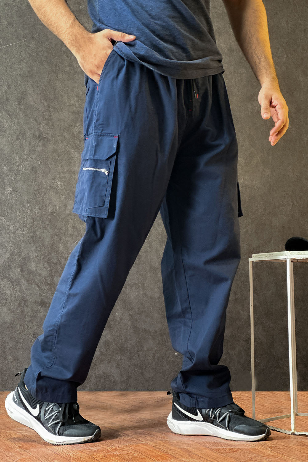 ITA 6 Pocket Indigo Blue Trousers - 1124034