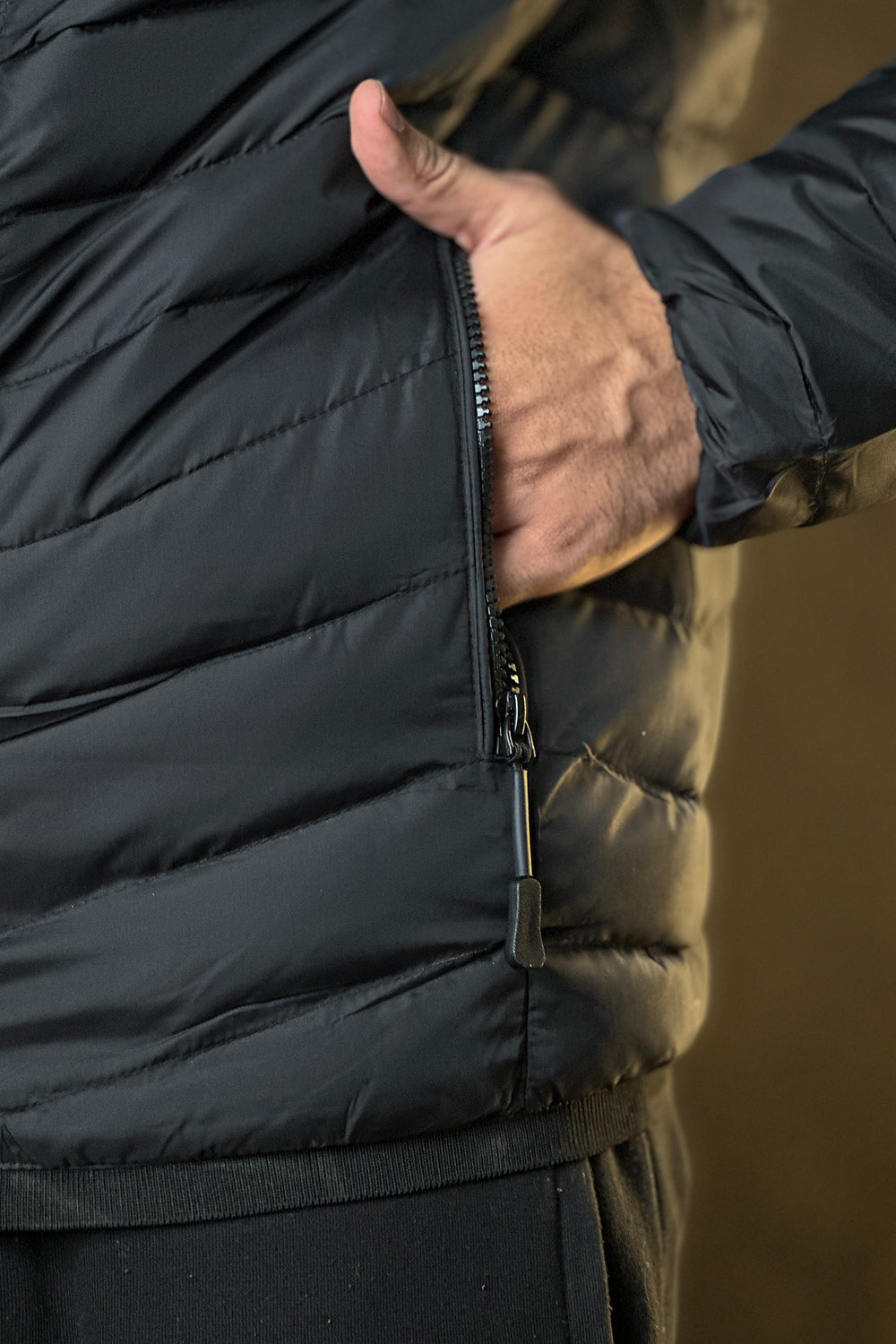 Taupe Puffer Jacket - 1124139