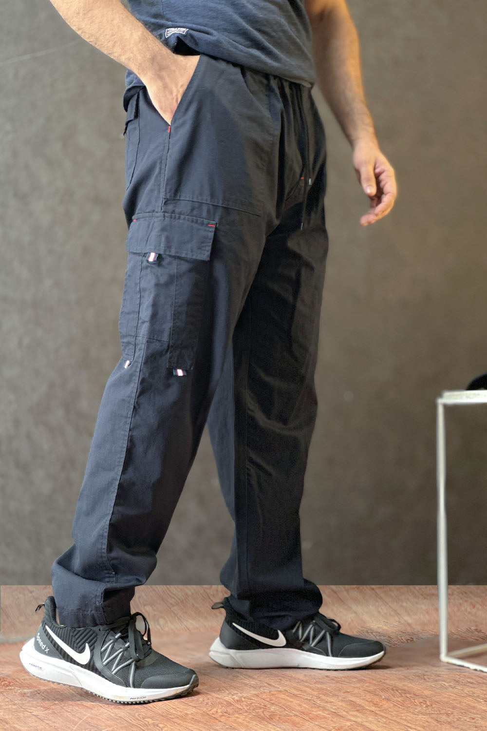 ITA 6 Pocket NAVY  Trousers - 1124053