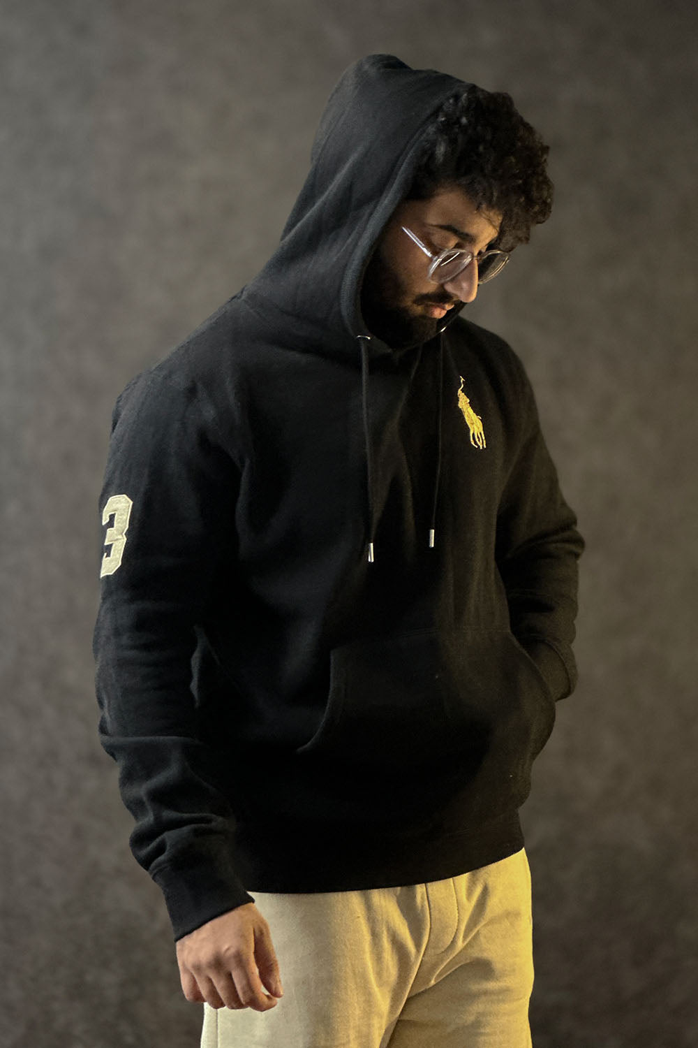 Polo Pull Over Hoodie - 1124191