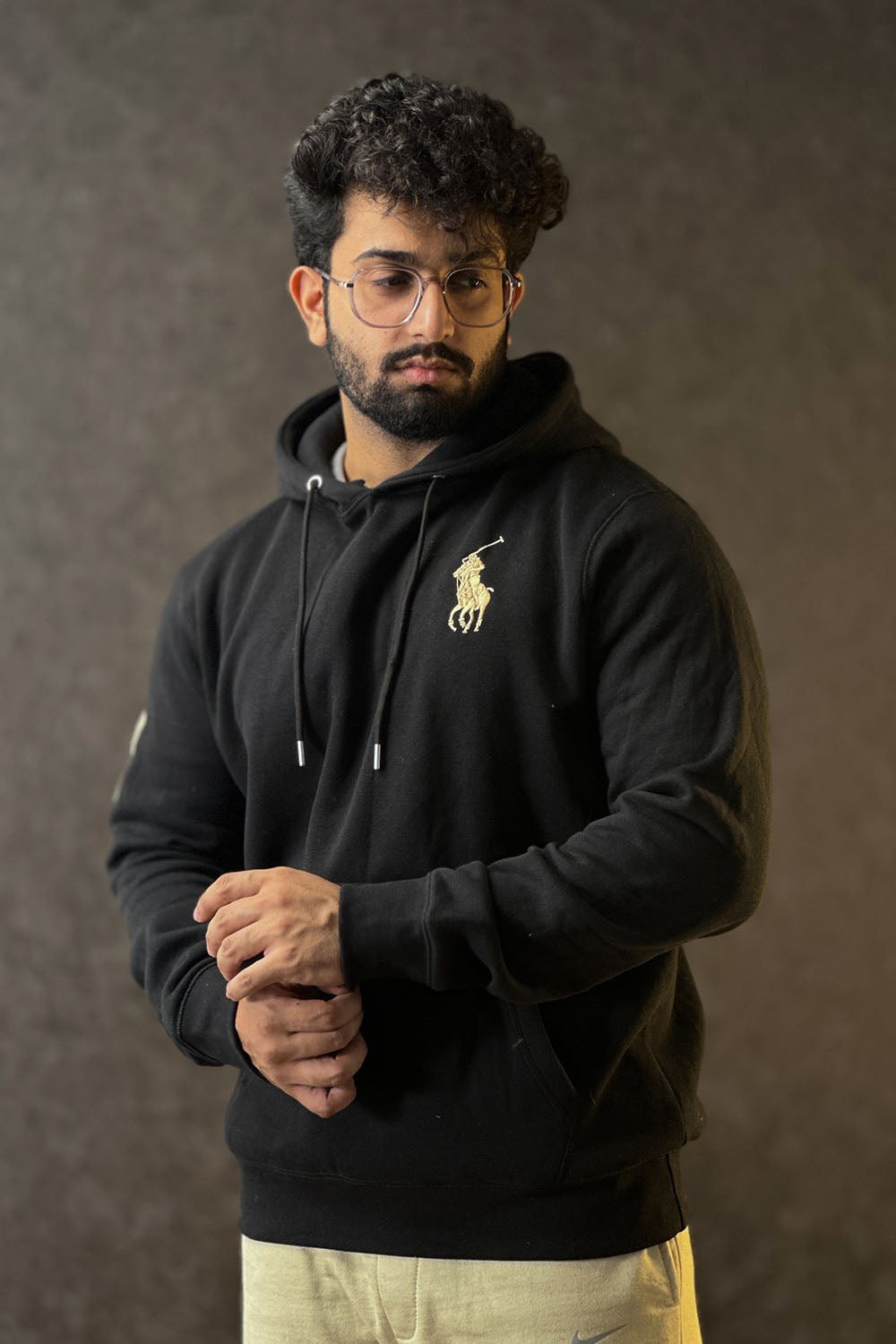 Polo Pull Over Hoodie - 1124191