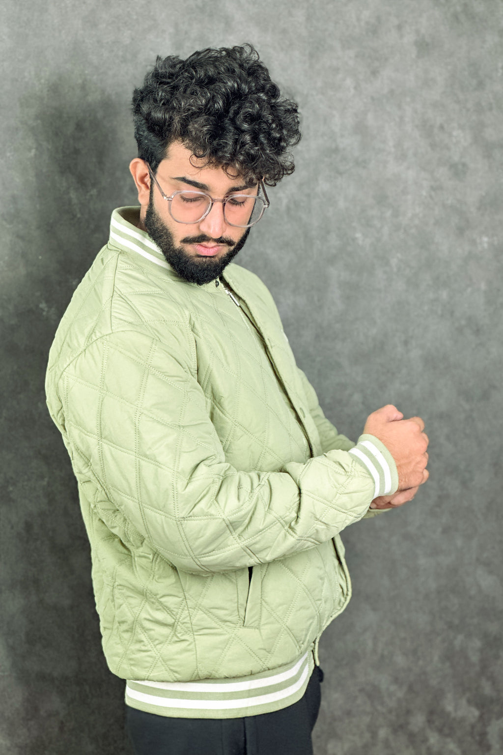 Urbane Pure  Baseball Collar Light Weight Jacket - 1124101
