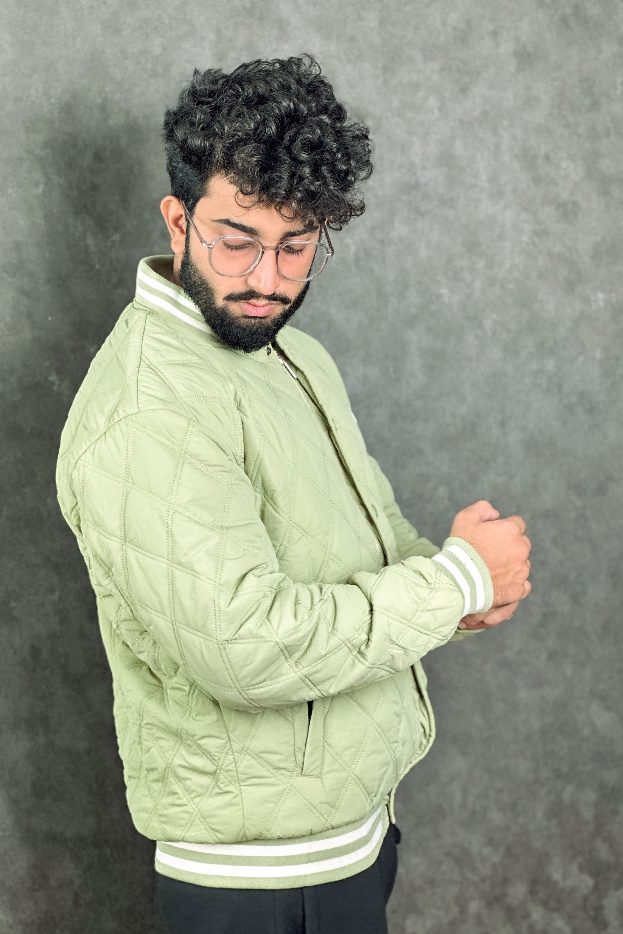 Urbane Pure  Baseball Collar Light Weight Jacket - 1124101