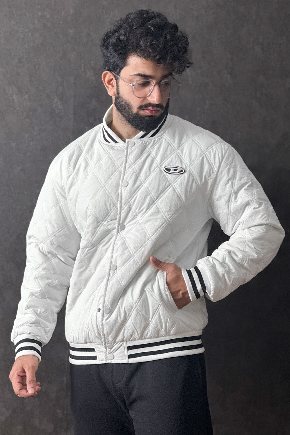 Urbane Pure  Baseball Collar Light Weight Jacket - 1124101