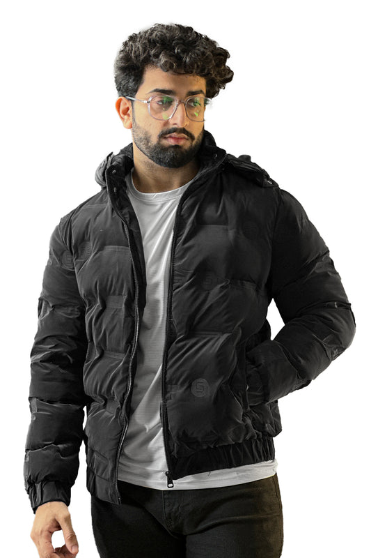 Black Puffer Jacket - 1124104