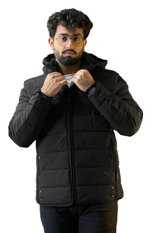 Grease Black Puffer Jacket - 1124112