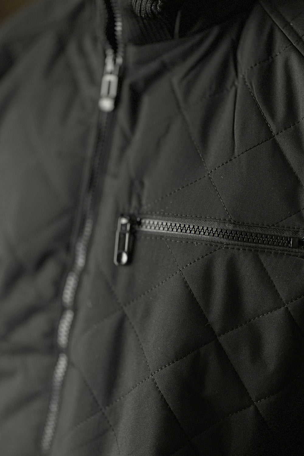 Flame Black Puffer Jacket - 1124116