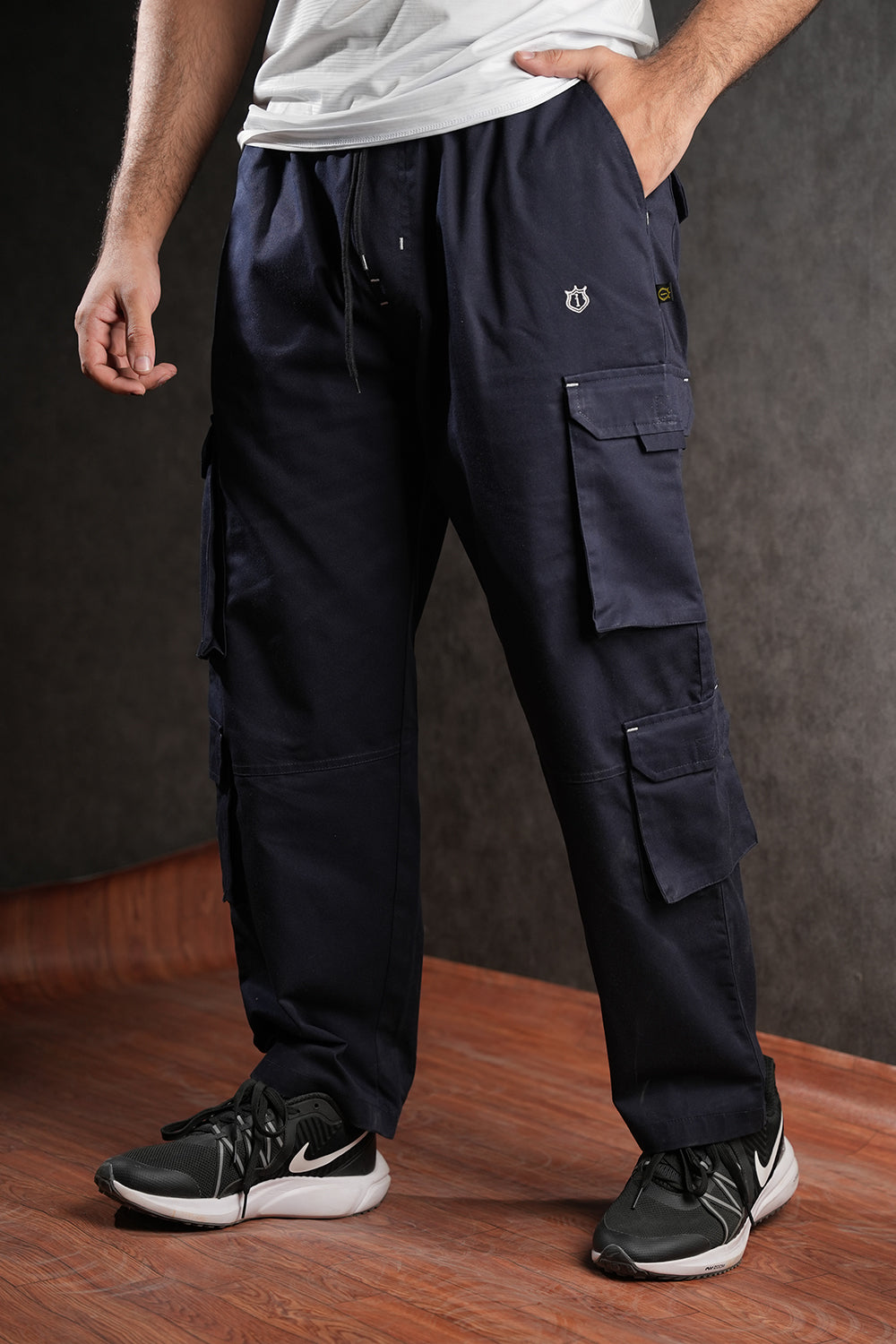 ITA 8 Pocket Band NVY Trousers - 1124130