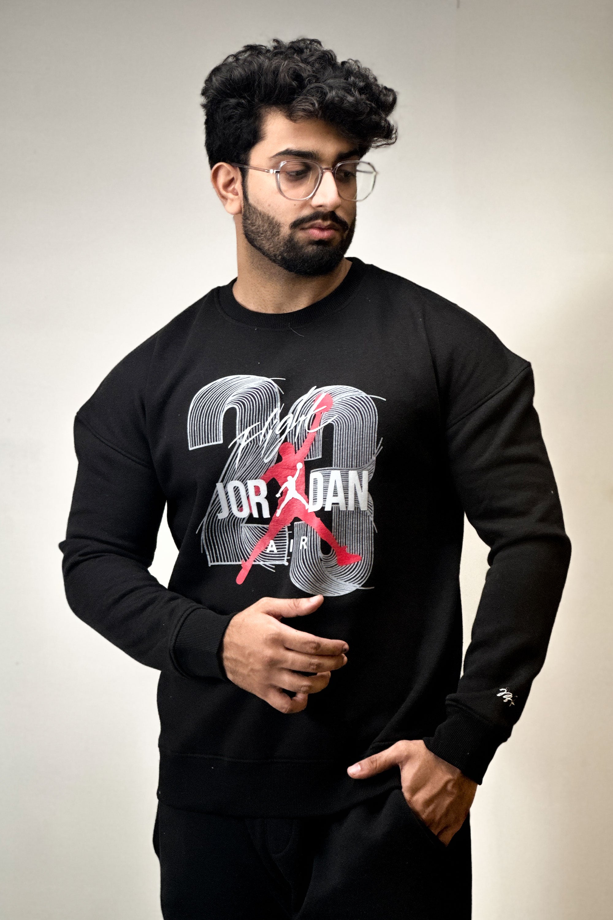 Exquisite  JRDN Printed Sweatshirt - 1124143