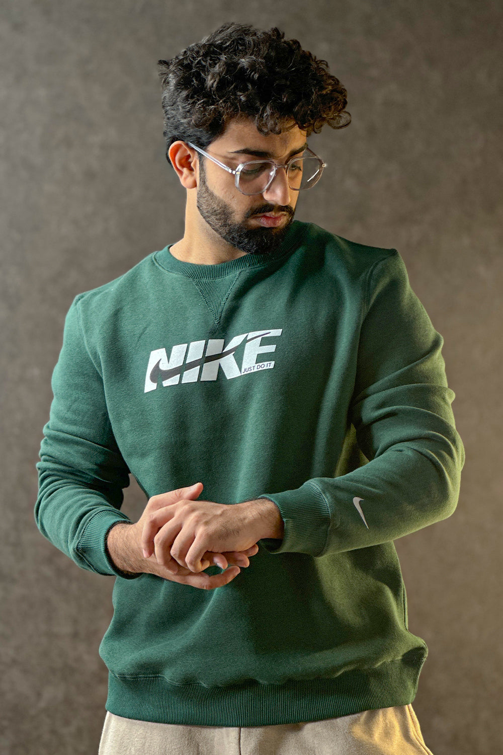 NKE Logo White Sweatshirt - 1124146