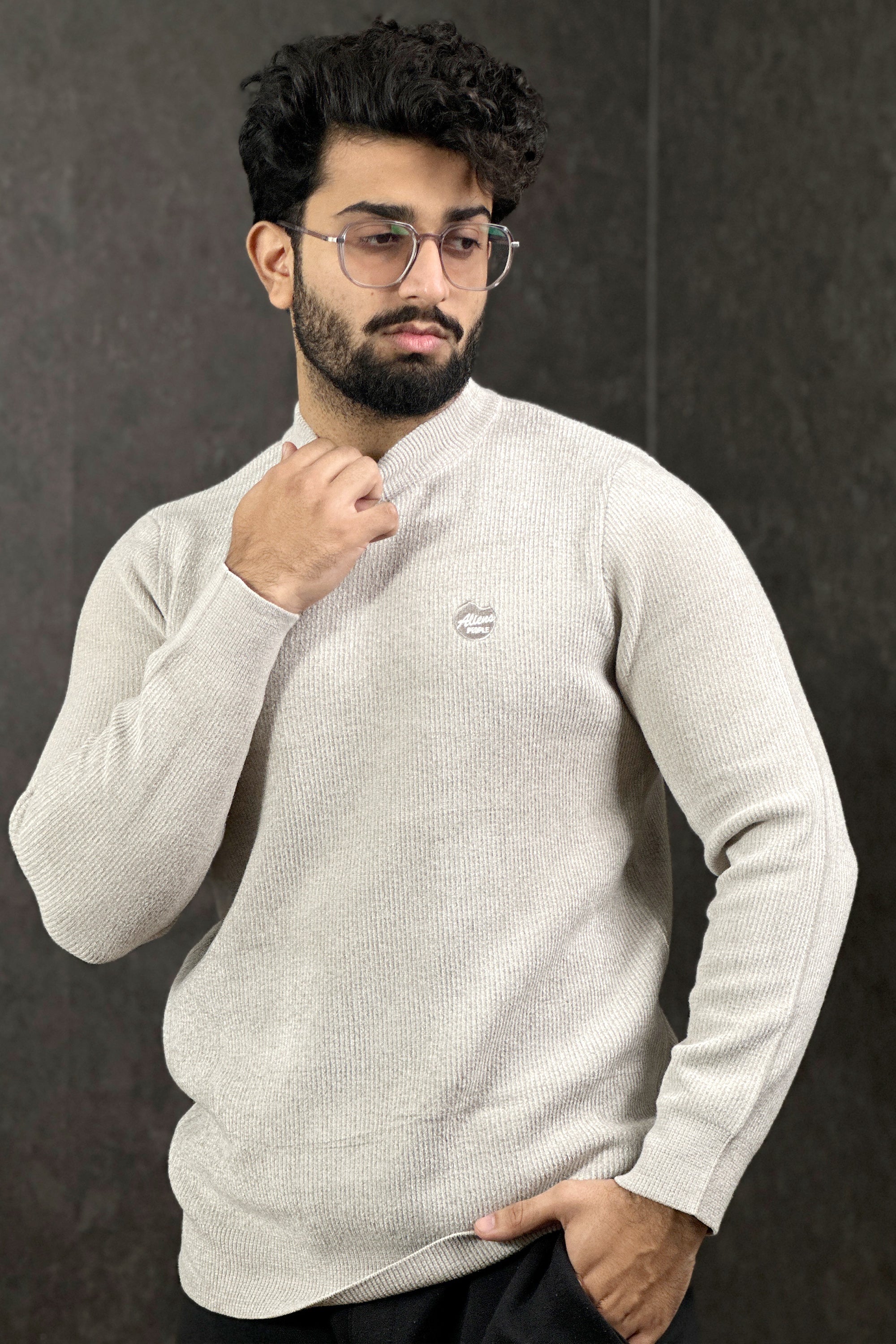 Lava Grey Crew Neck Sweatshirt - 1124152