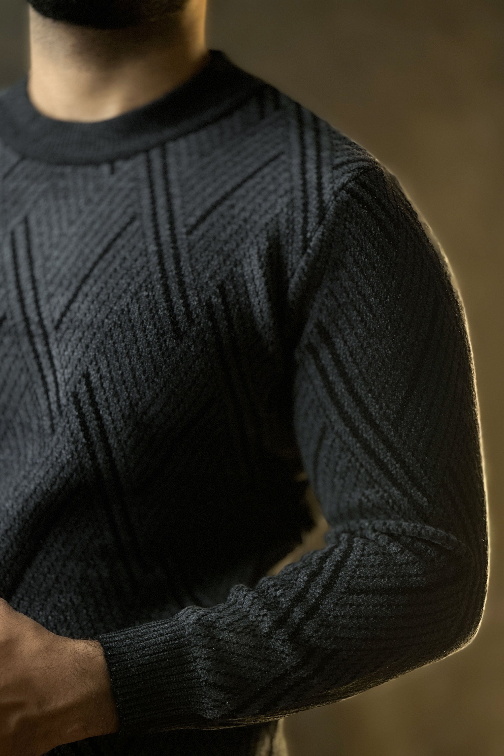 Elysian Charcoal Crew Neck Sweatshirt - 1124154