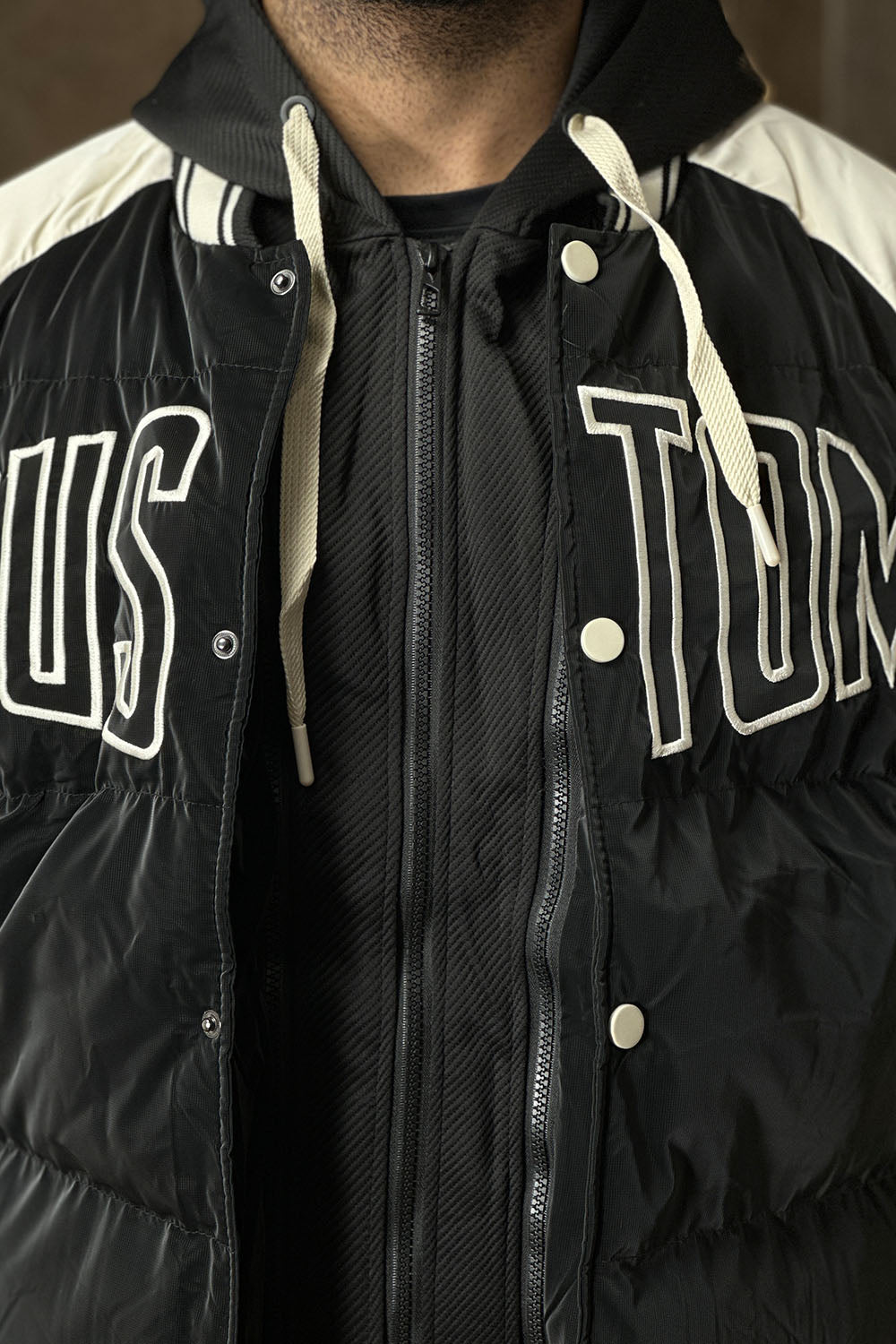 Detachable Inner Cap Puffer Jacket - 1124175