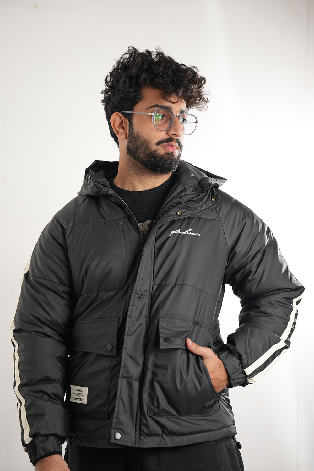 Double Pocket Puffer Jacket - 1124178