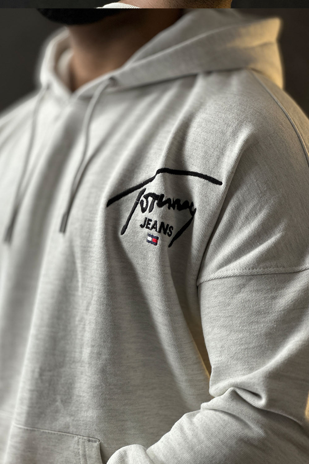 TH Volcanic Grey Pull Over Hoodie - 1124184
