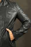 PU Leather Biker Jacket - 1124205