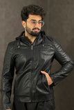 PU Leather Biker Jacket - 1124205