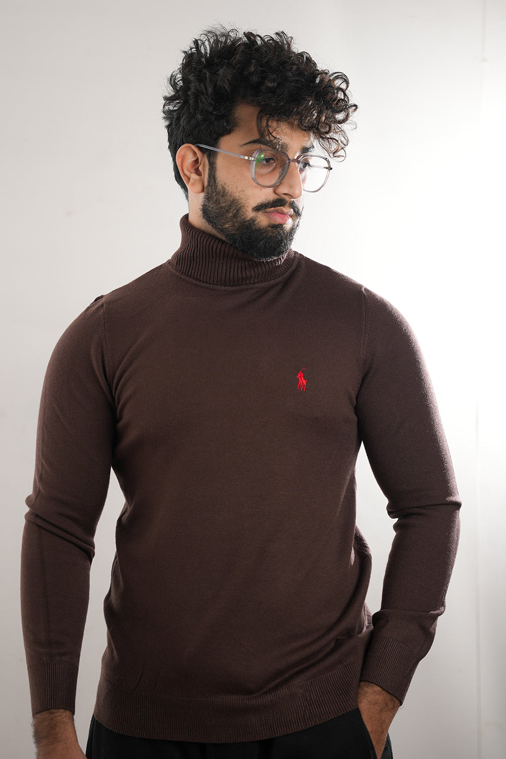 Walnut  Long Neck Sweatshirt - 1125008