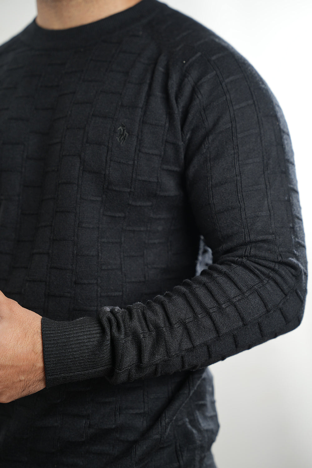 Self textured Sweat Shirt - 1125009