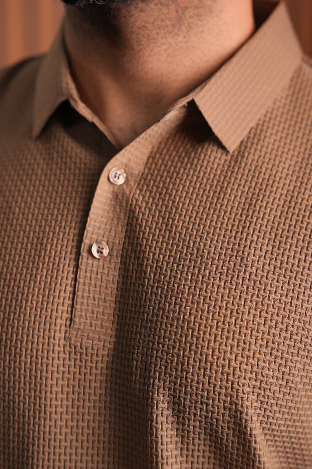 Polo Tipping Collar Pique Polo Shirt - 0125084