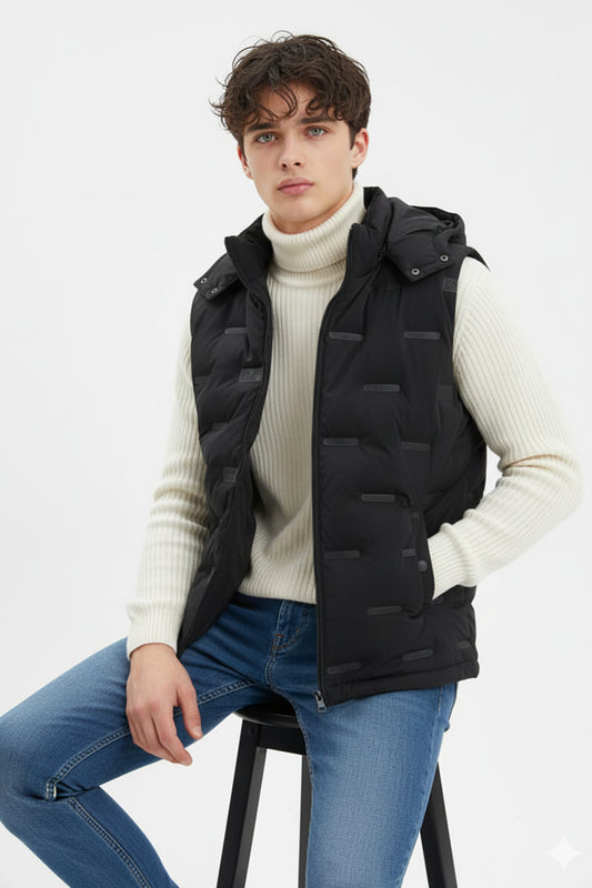 Velvety Gilet Jackets 1124171