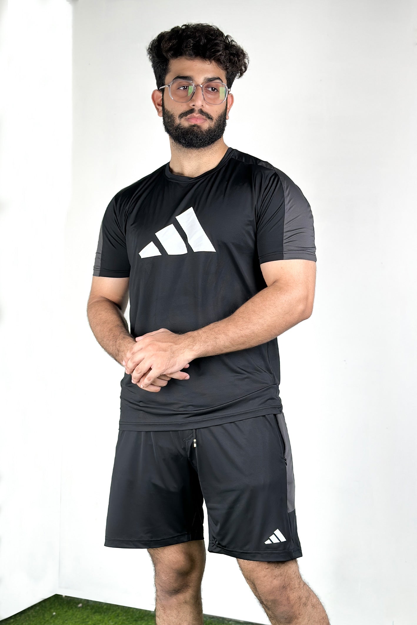 ADS Two Tone Premium Black Dri-Fit Tracksuit - 0424078-079