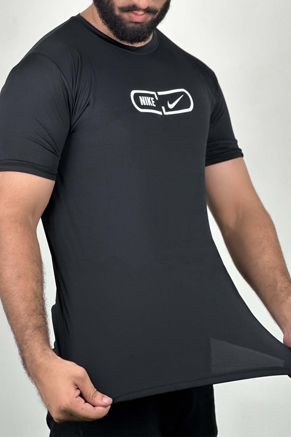 NKE Black DRI-FIT Logo Tee - 0424067