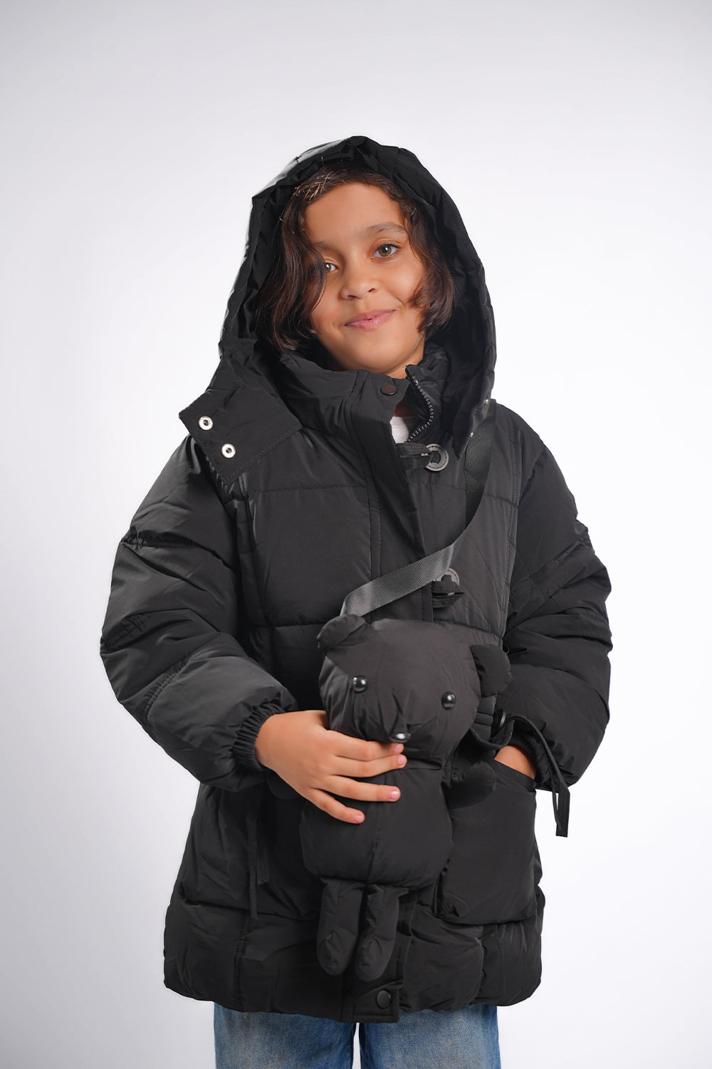 Kids Jacket with Mini Teddy Bear  2225007