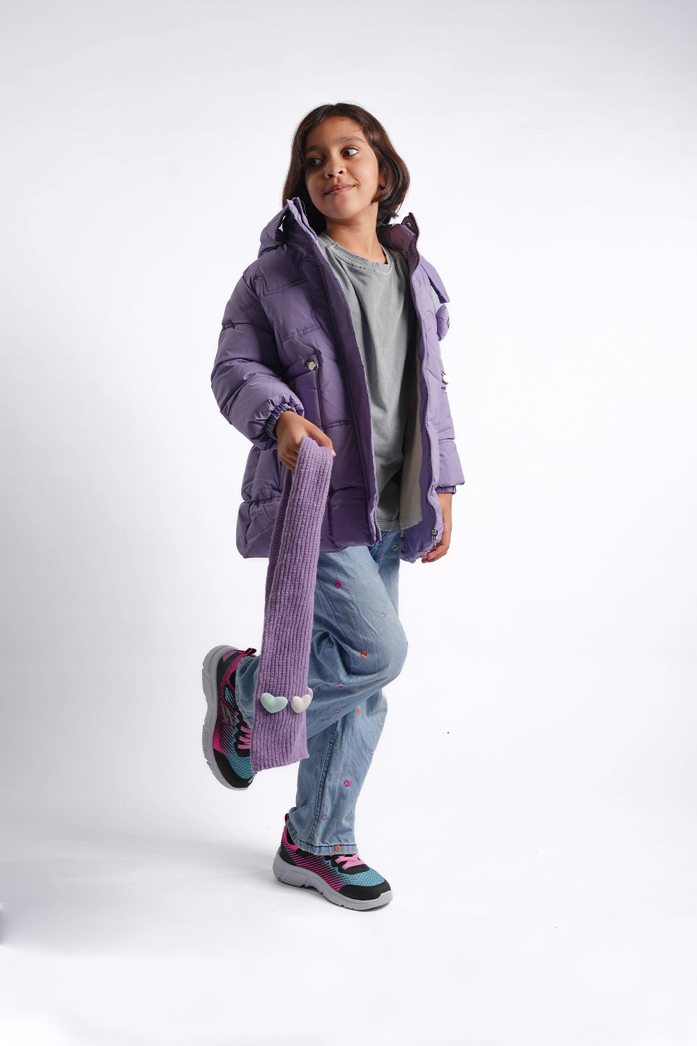 Kids Jacket with Mini Muffler  2225003