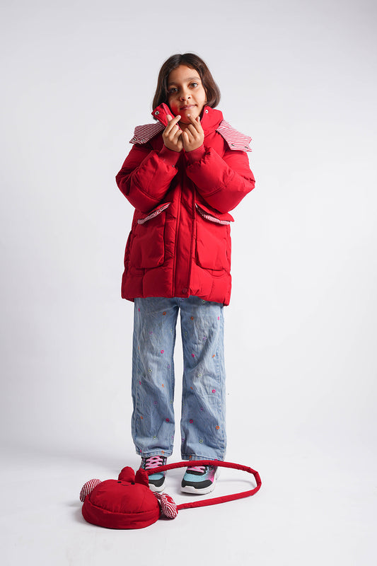 Kids Jacket with Mini Bag