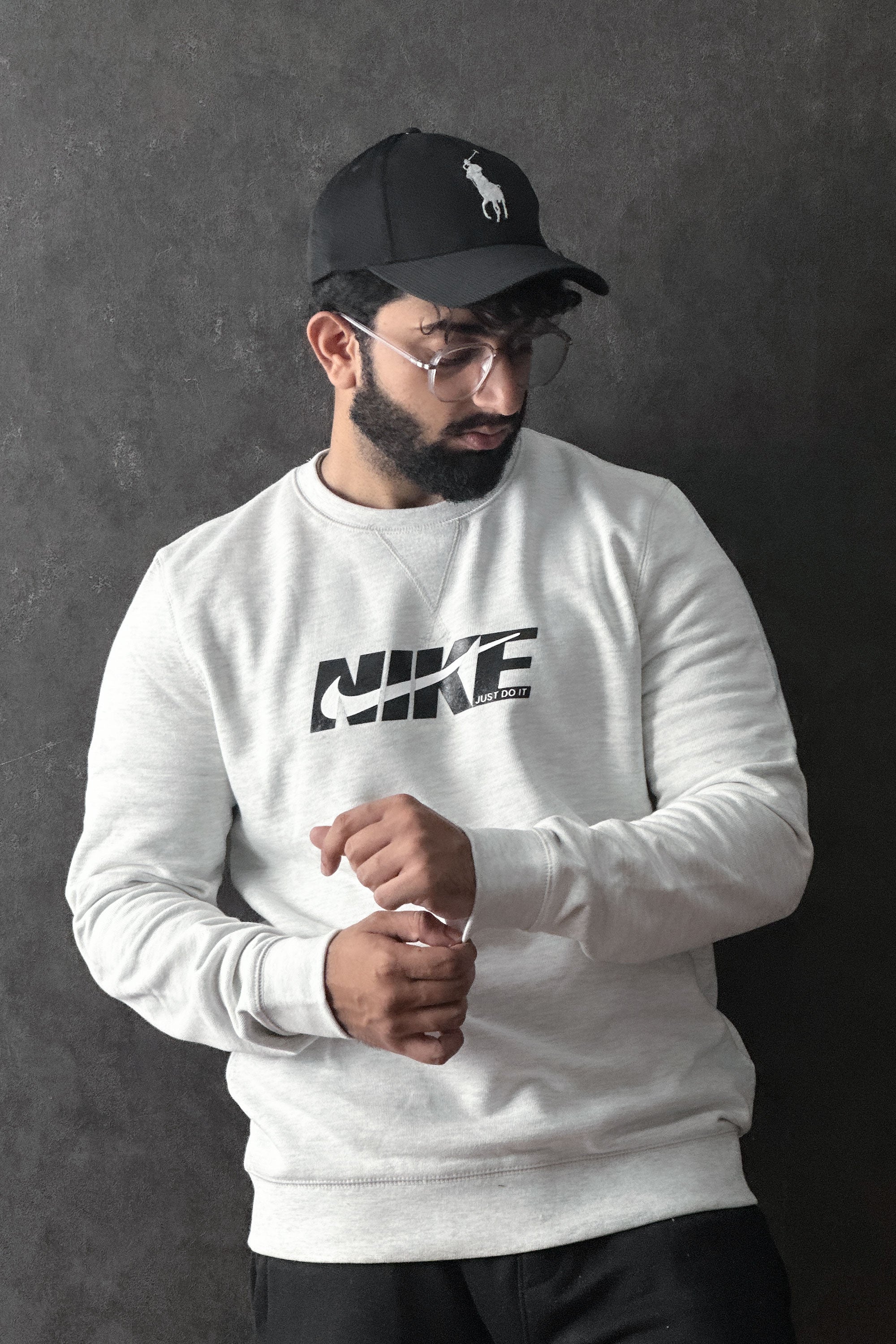 NKE Logo White Sweatshirt - 1124146