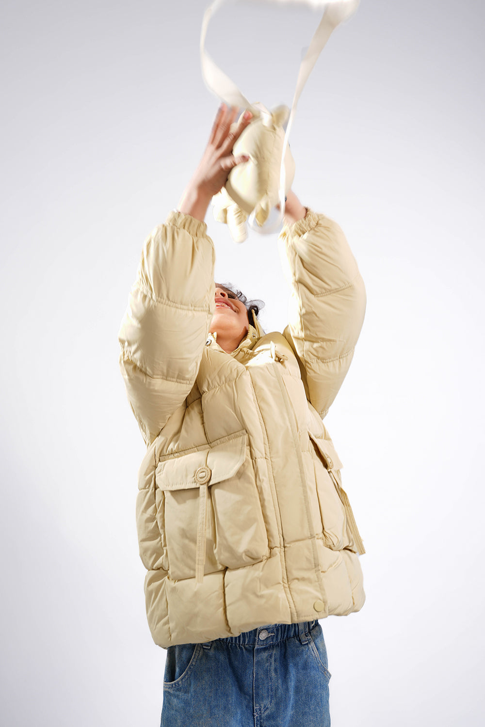 Kids Jacket with Mini Teddy Bear  2225007