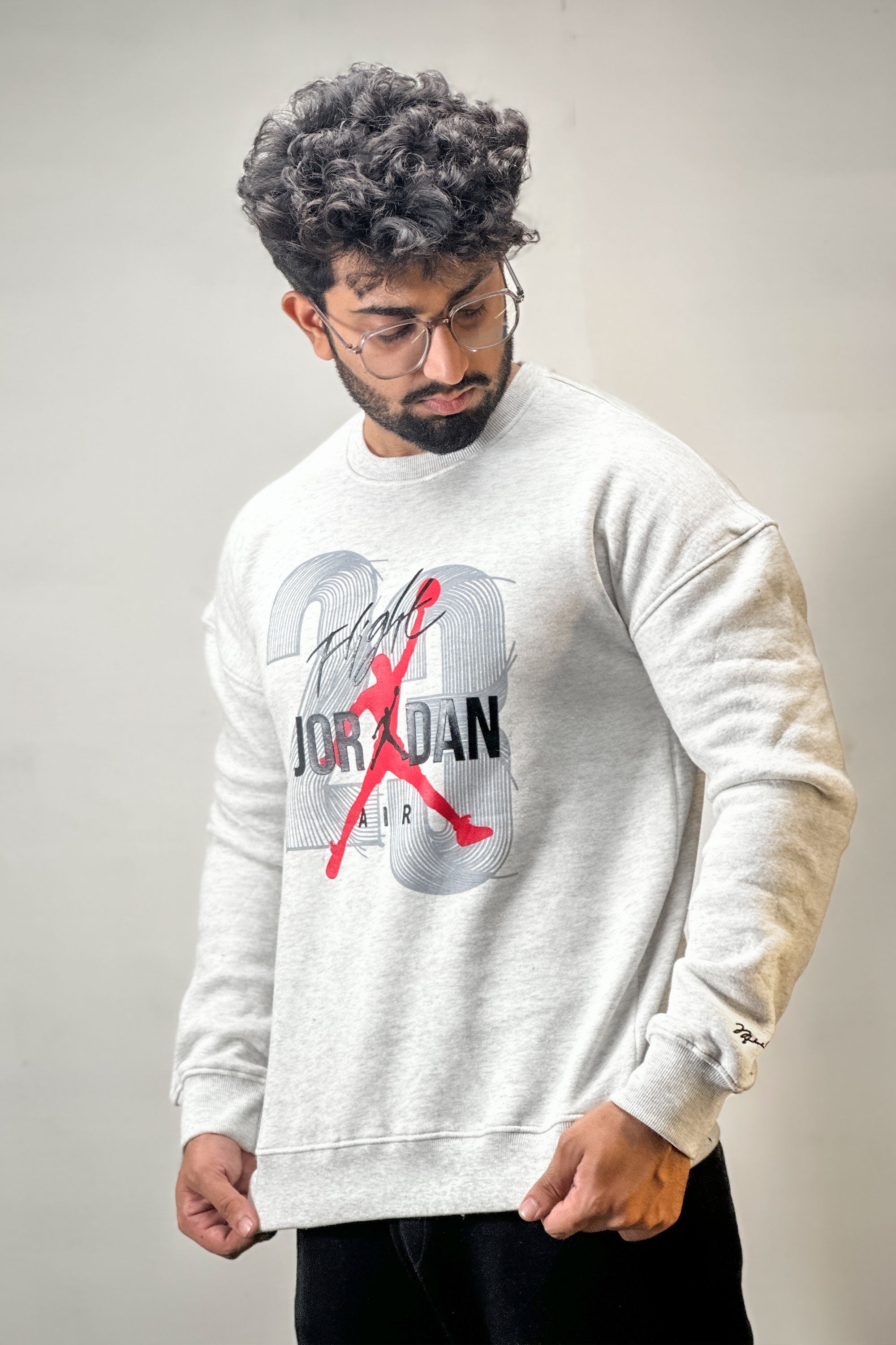 Exquisite  JRDN Printed Sweatshirt - 1124143