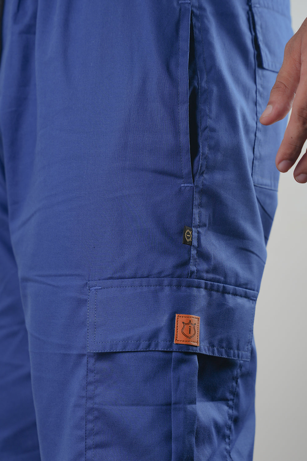 Men's Loose Fit Cotton Trousers - 0125162